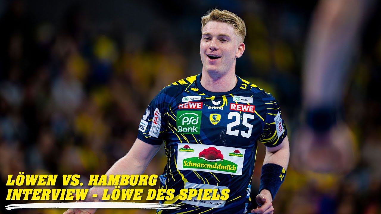 Löwen vs. Hamburg - Löwe des Spiels Haukur Thrastarson