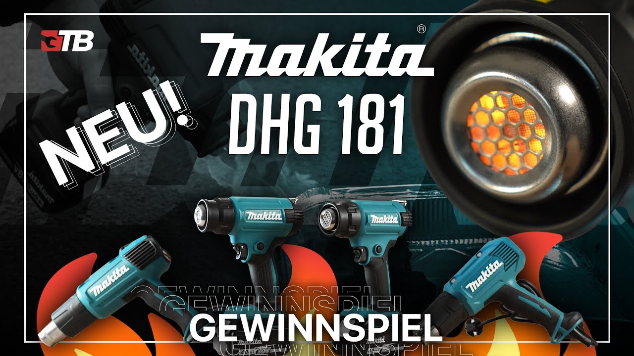 🔥 DAS NEUE MAKITA DHG181 AKKU HEIßLUFTGEBLÄSE (2022) im TEST vs DHG180, HG6531, HG5030 | + Verlosung