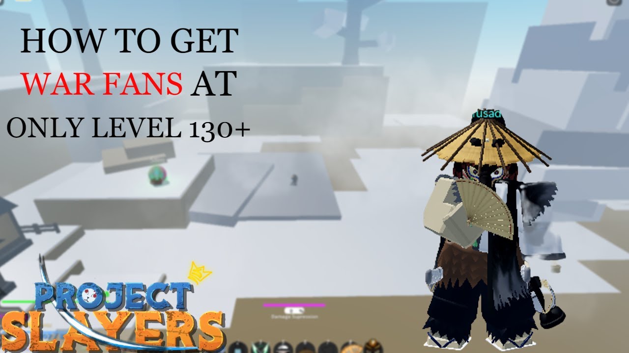 How To Get War Fans In Project Slayers Update 1.5 #fun #projectslayersroblox #2023 #update #roblox