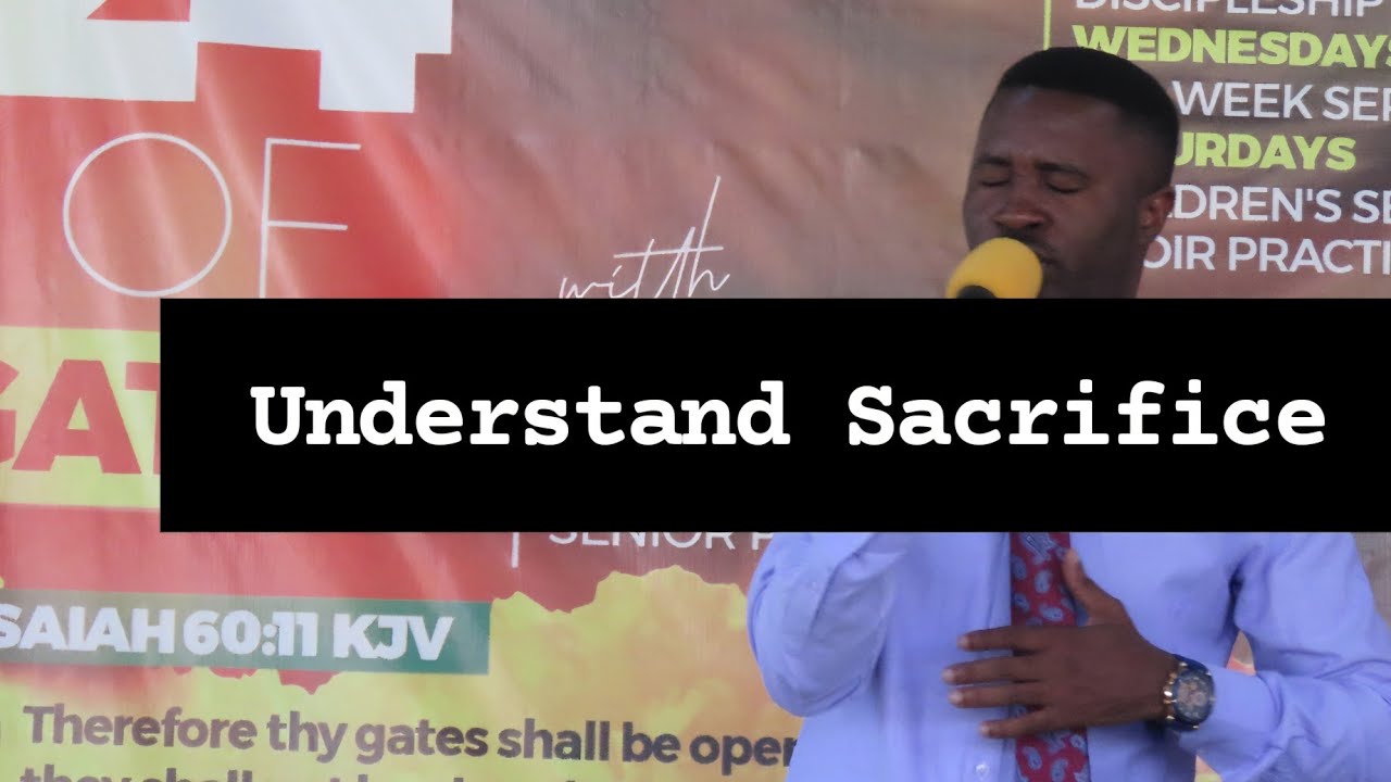 Do you understand sacrifice?#Pst.IvanWood