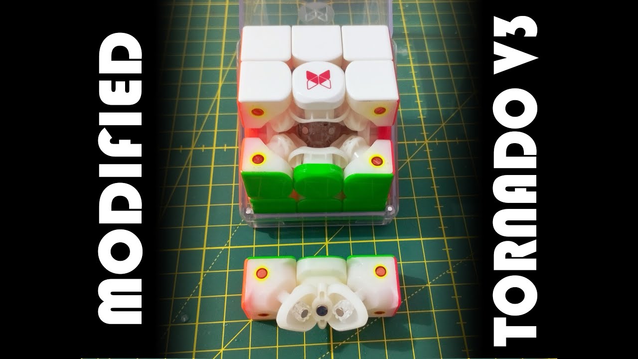 XMD Tornado v3 Pioneer with Gan 13 style edge repelling magnets [TUTORIAL + MINI REVIEW]