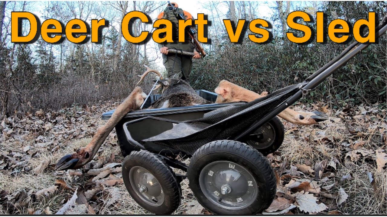 Варианты перевозки оленей: гусеничная повозка Hawks Deer Cart