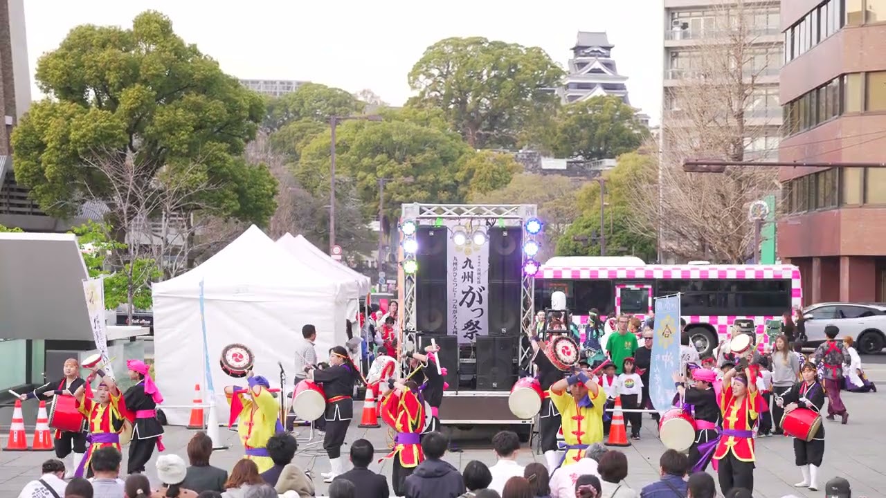 [4K] 琉球國祭り太鼓　九州がっ祭 2026 前夜祭