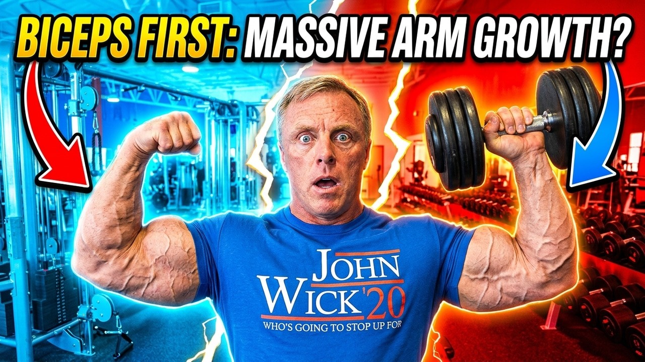 The Right Order for Massive Arm Growth | Biceps vs Triceps