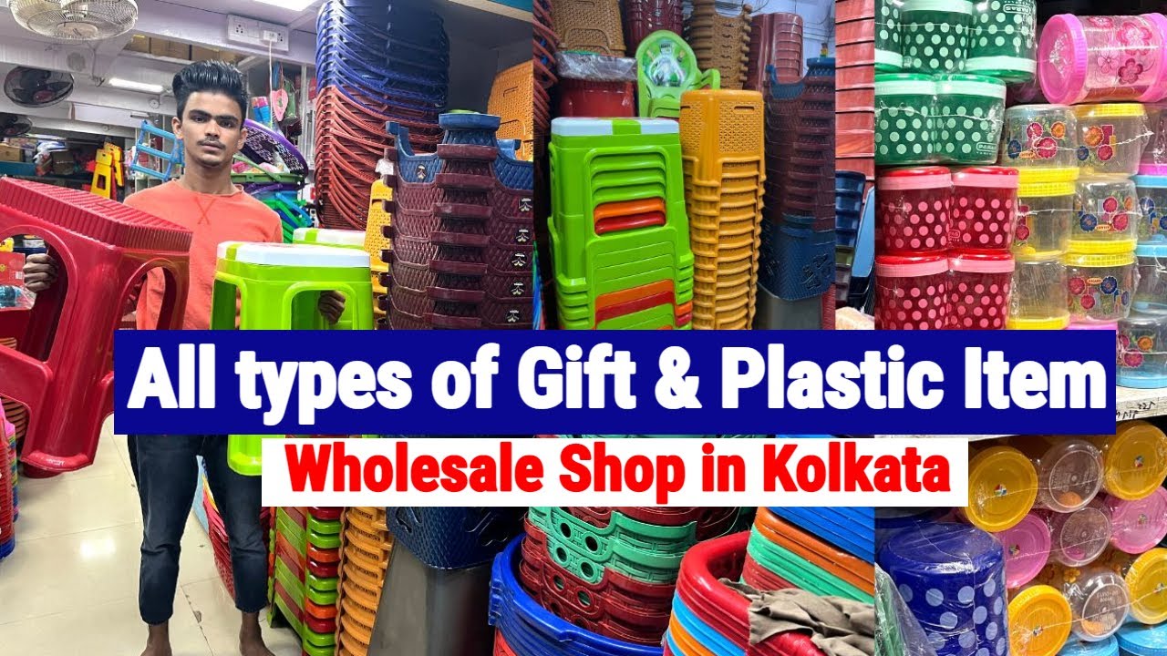 Plastic & Household Items Wholesale Market in Kolkata | K.G.N. GIFT & PLASTIC