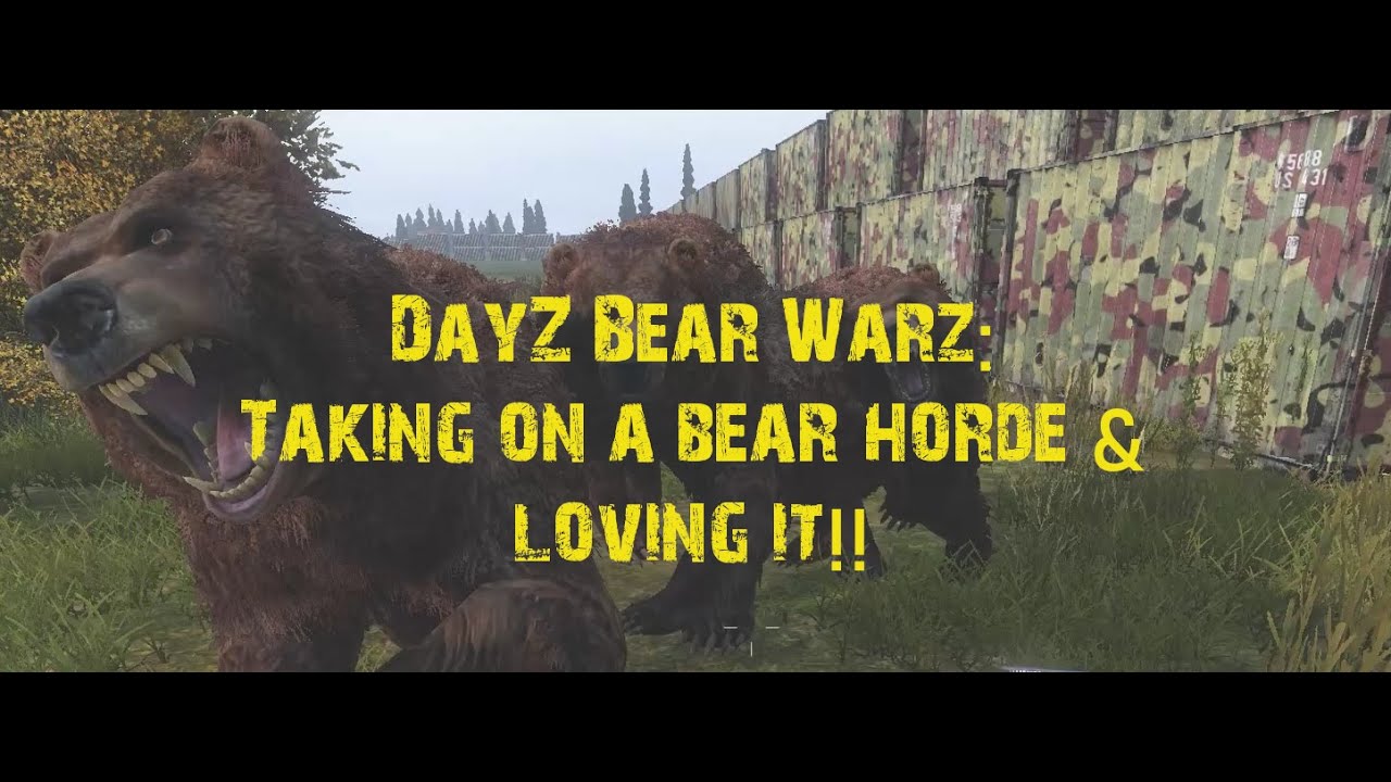DayZ Bear Warz:  Taking on a bear horde!