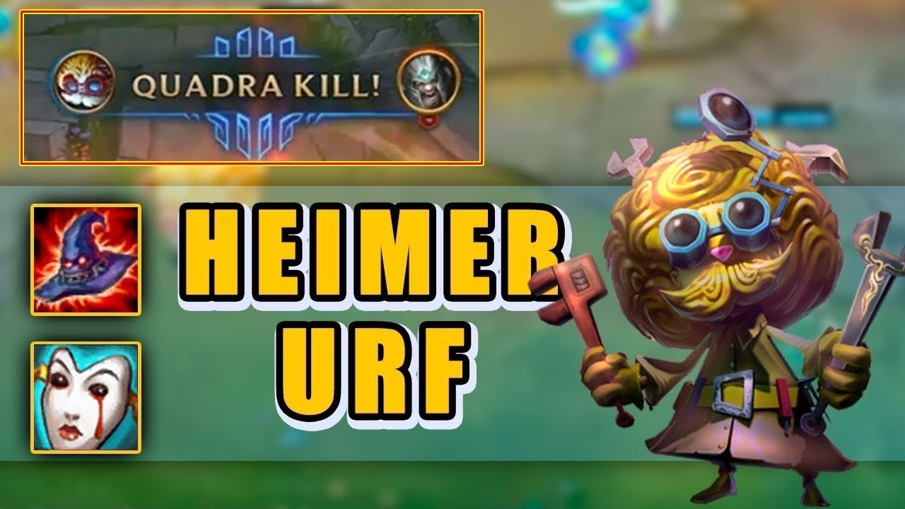 [URF] Heimerdinger | X&eacute;m Nữa Th&igrave; Được PENTAKILL - ThrowThi