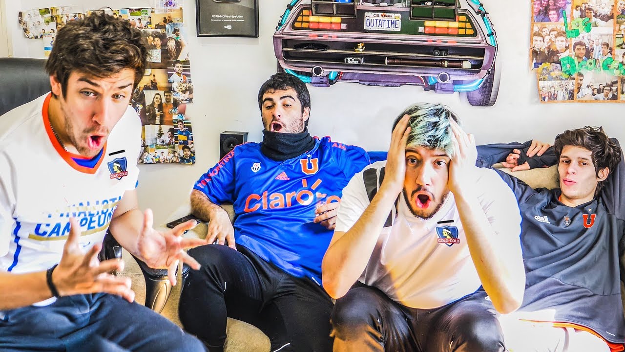 Colo Colo vs U. de Chile | Clásico Chileno 2018 | Reacciones de Amigos
