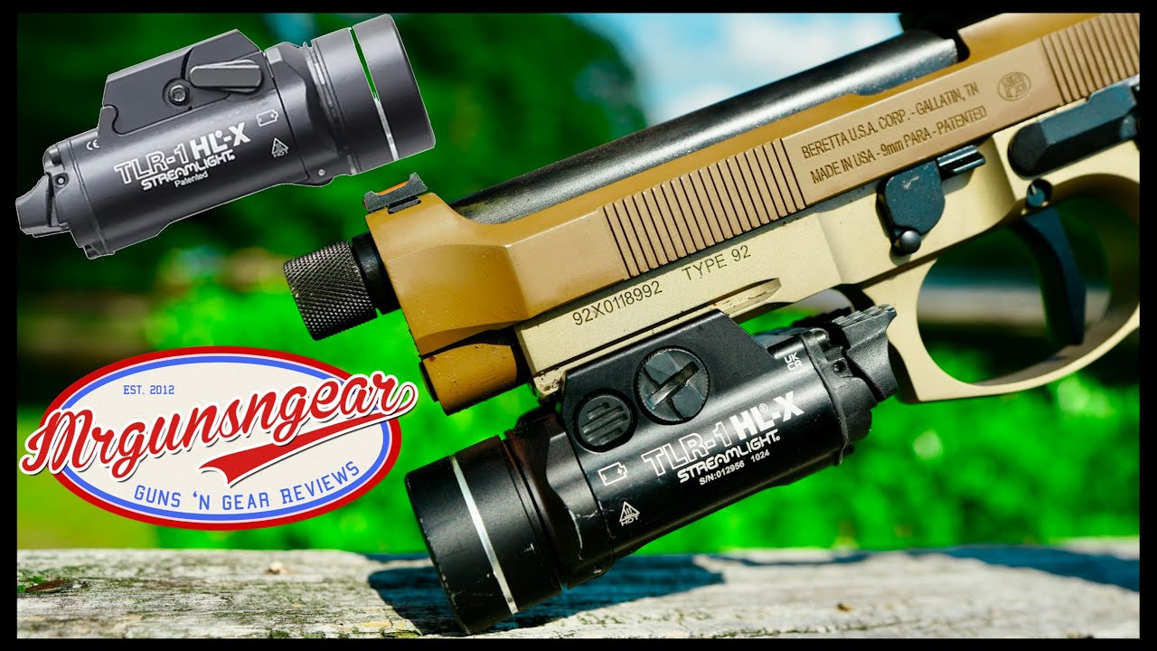 Обзор оружейного фонаря Streamlight TLR-1 HL-X USB 🔦