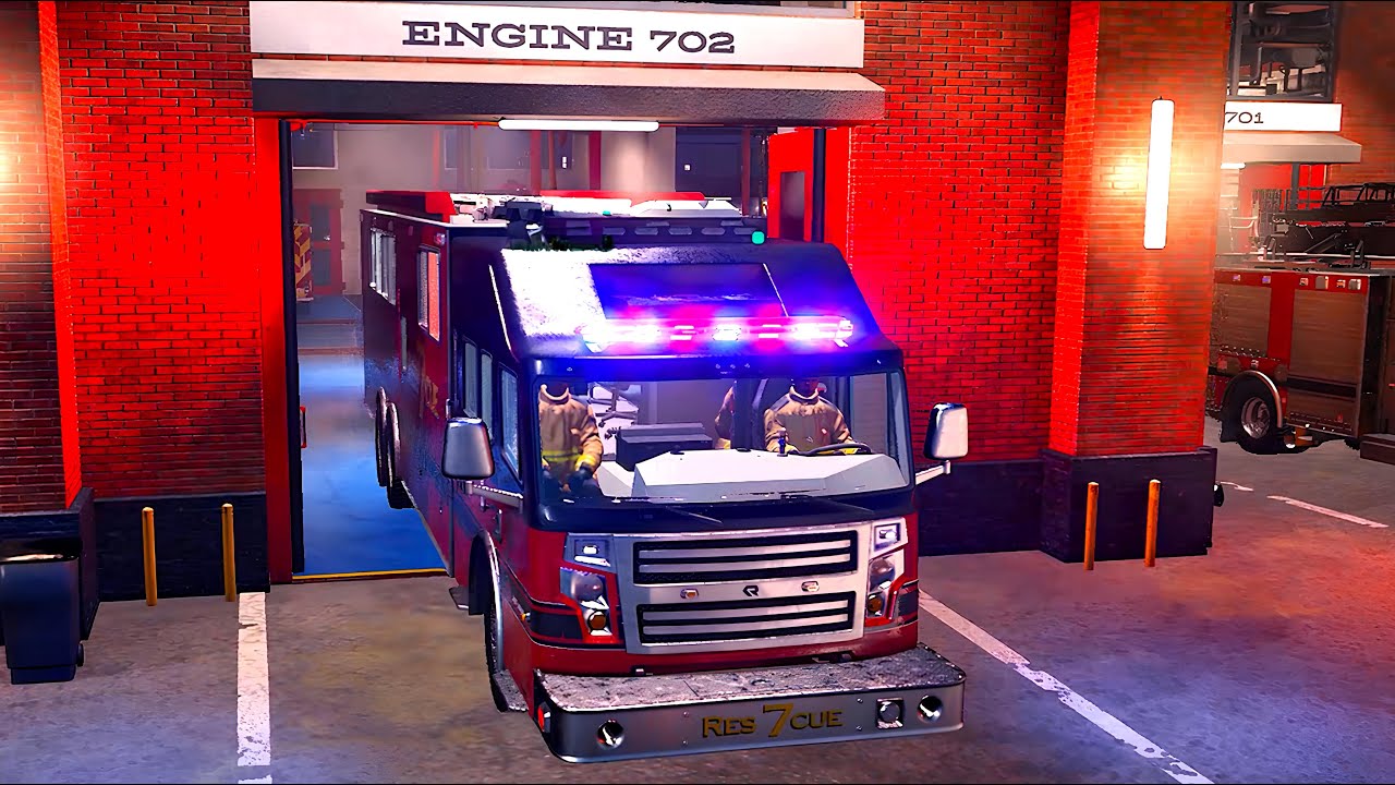 Firefighting Simulator: Ignite &mdash; Rescue 7 on Night Shift! 4K