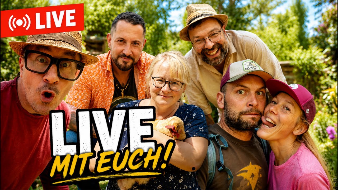 Livestream der Garten-Youtuber am 1. August, 18 Uhr