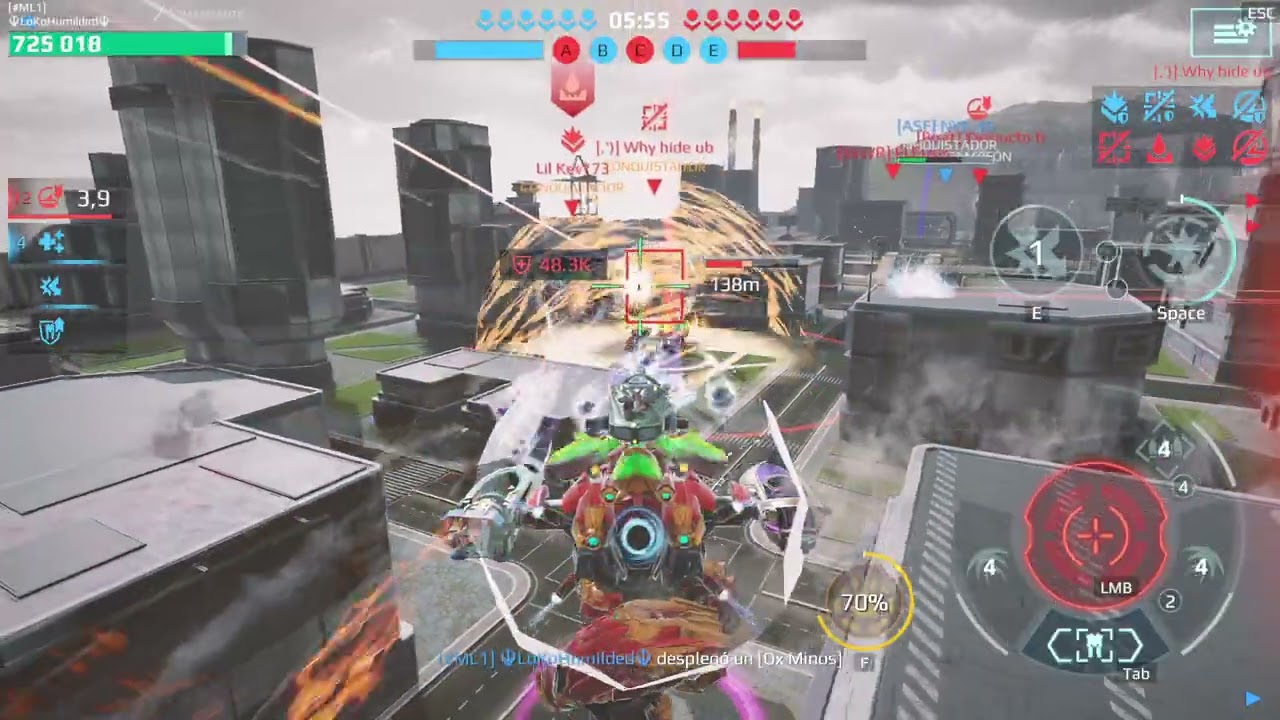 La partida mas normal de War Robots