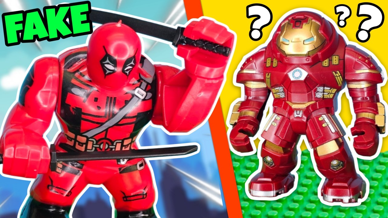Unboxing EVERY FAKE LEGO MARVEL Big Fig...