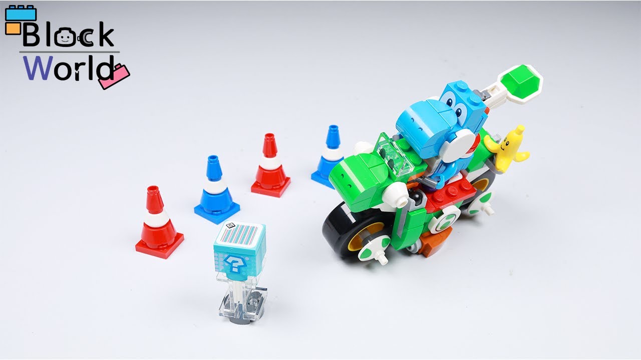 Lego Super Mario 72031 Mario Kart&trade; &ndash; Yoshi Bike speed build