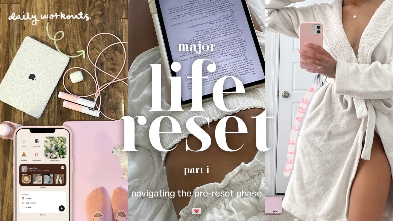 major life reset 🍵🩰🧸 — the pre-reset phase, new routines, self-love & packing for paris