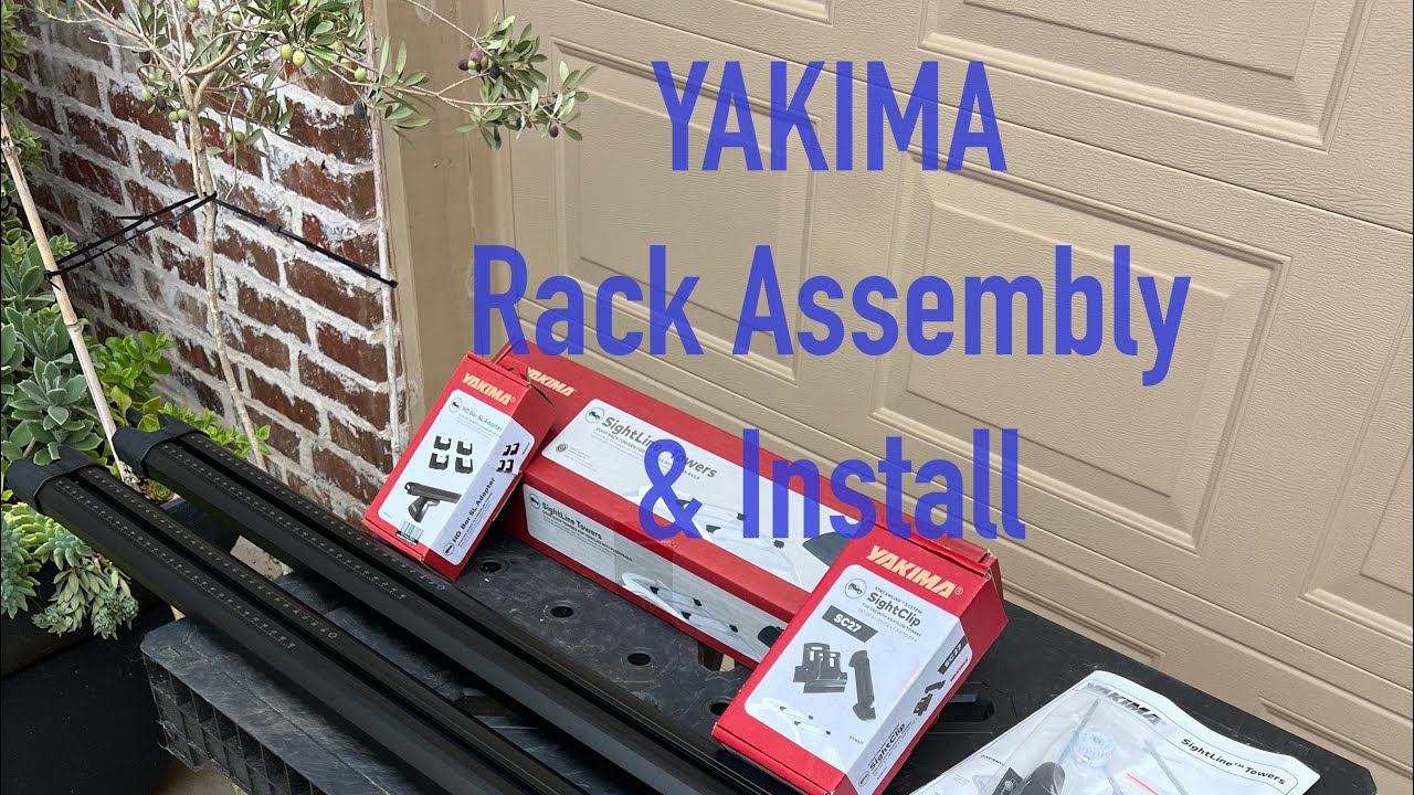 Yakima sightline towers for flush mounted roof rails + HD bars