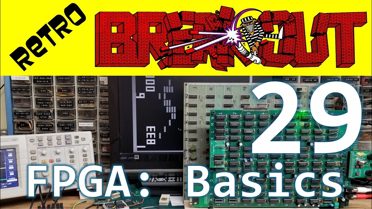 Retro Atari Breakout Part 29 - FPGA#1: Basics & Oscillator Divider
