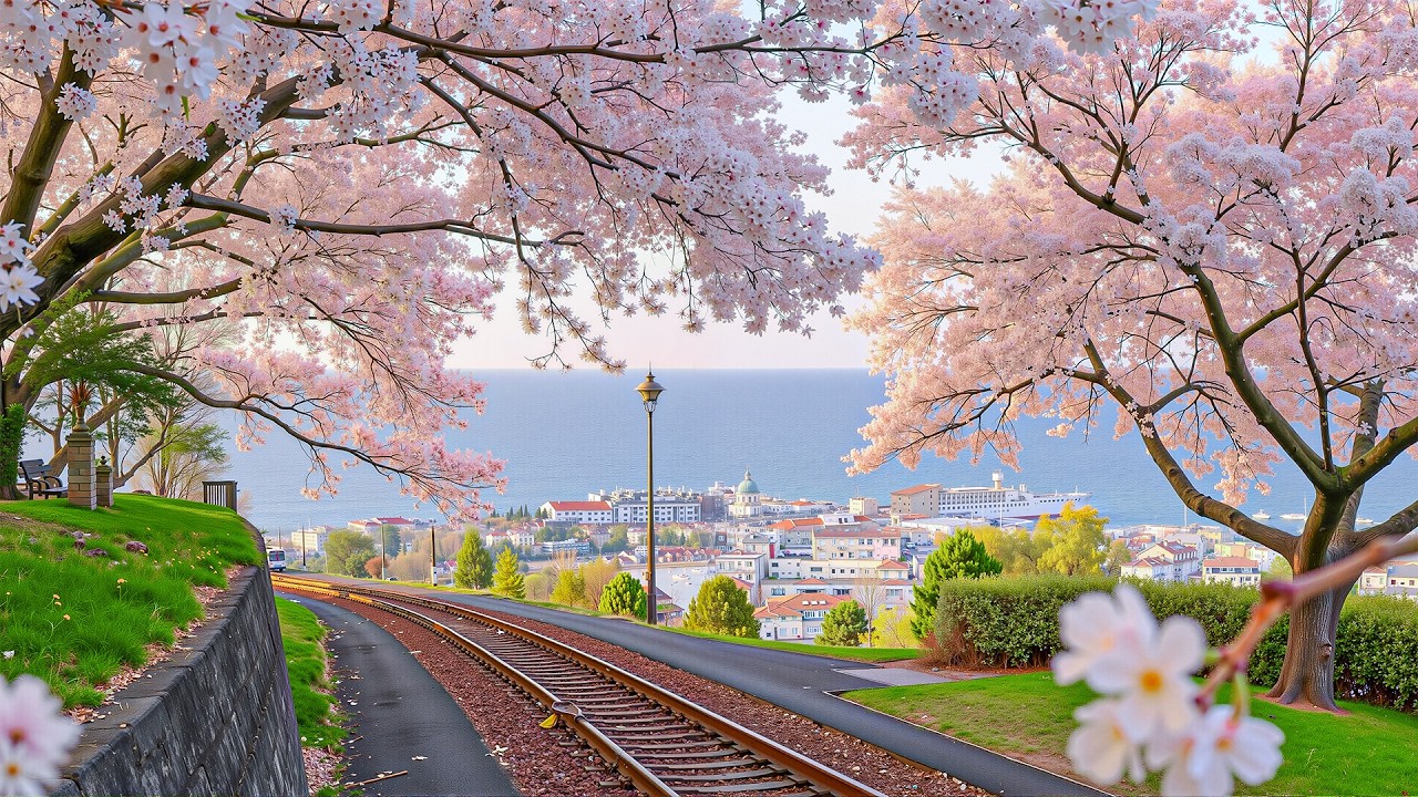 Прекрасная расслабляющая музыка, весеннее цветение 🌸 Нежная спокойная музыка для снятия стресса