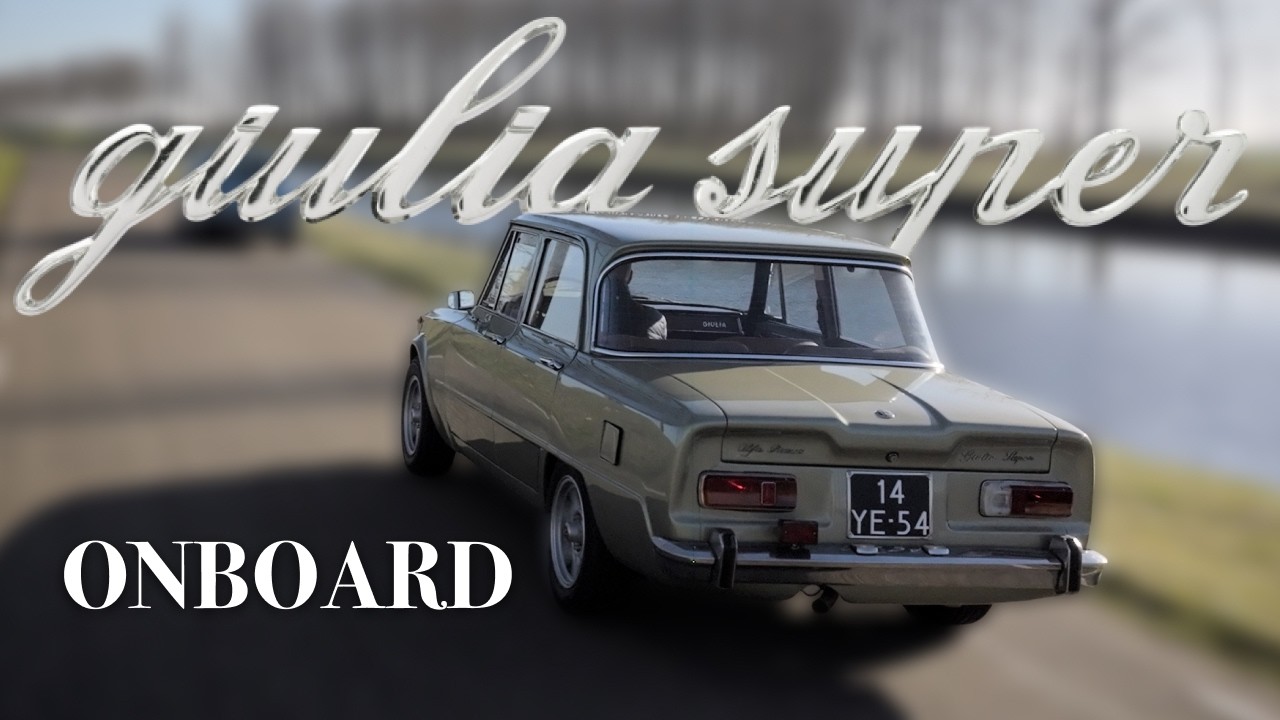 Alfa Romeo Giulia Super — 4K Onboard, Over-the-Shoulder Cam (Pure Interior Sound)
