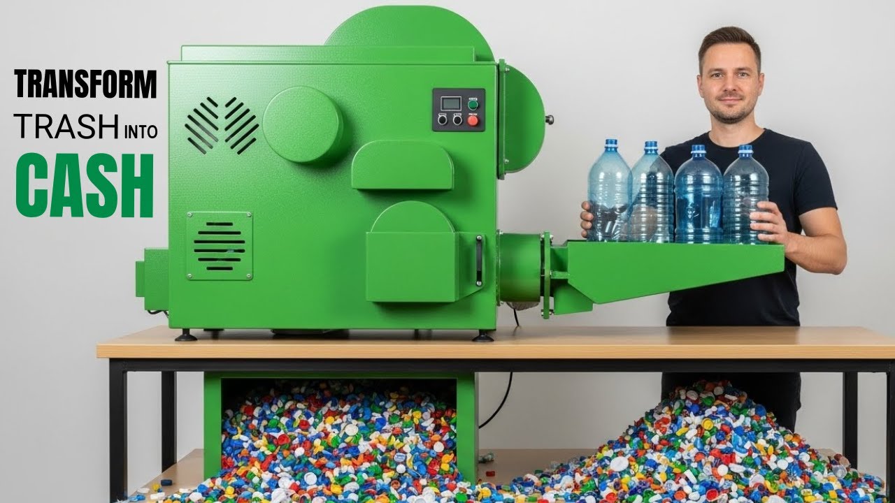 5 невероятных машин для переработки отходов и получения прибыли в 2026 году (предприятия, которые...