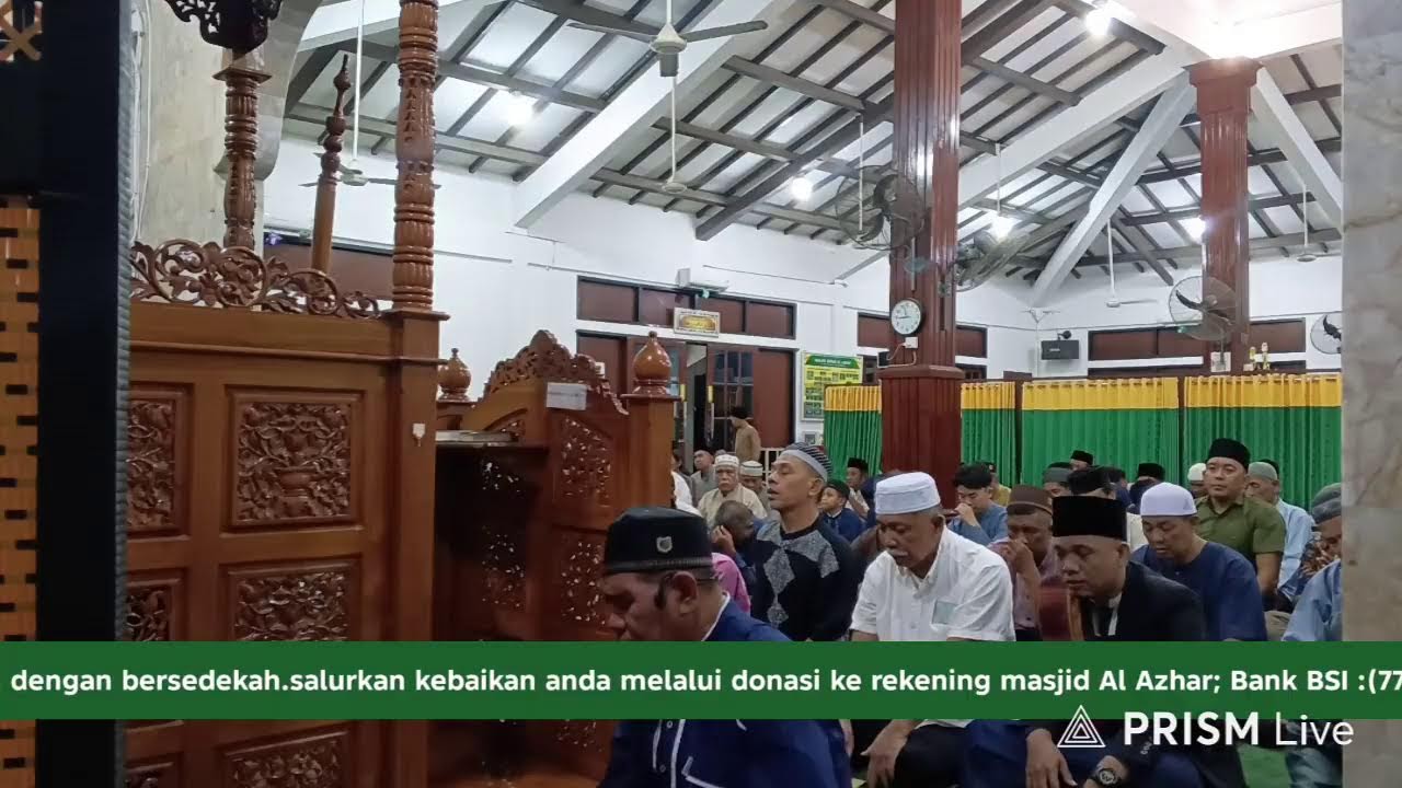 Tausiah Ramadhan Ust M.Yunus ,Masjid Besar Al-Azhar Tanjung Pinang 23 Februari 2026.