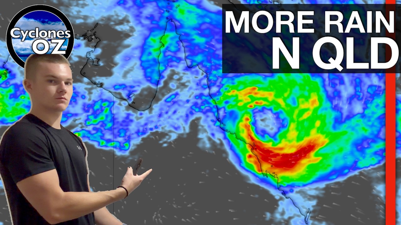 Australia: Rainfall and Coral Sea Tropical Low Forecast for Queensland