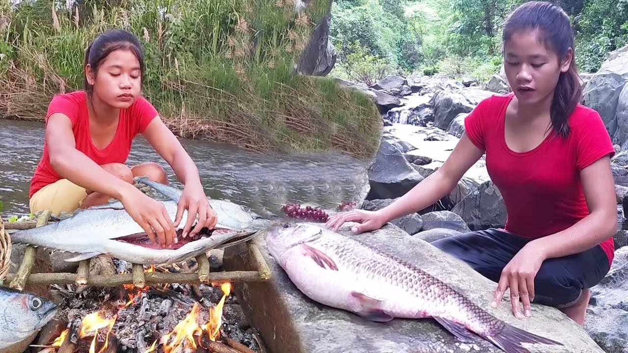 Wow Top Big Fish! Catching and Cooking Fish for jungle food + 10 More Cooking Videos in forest