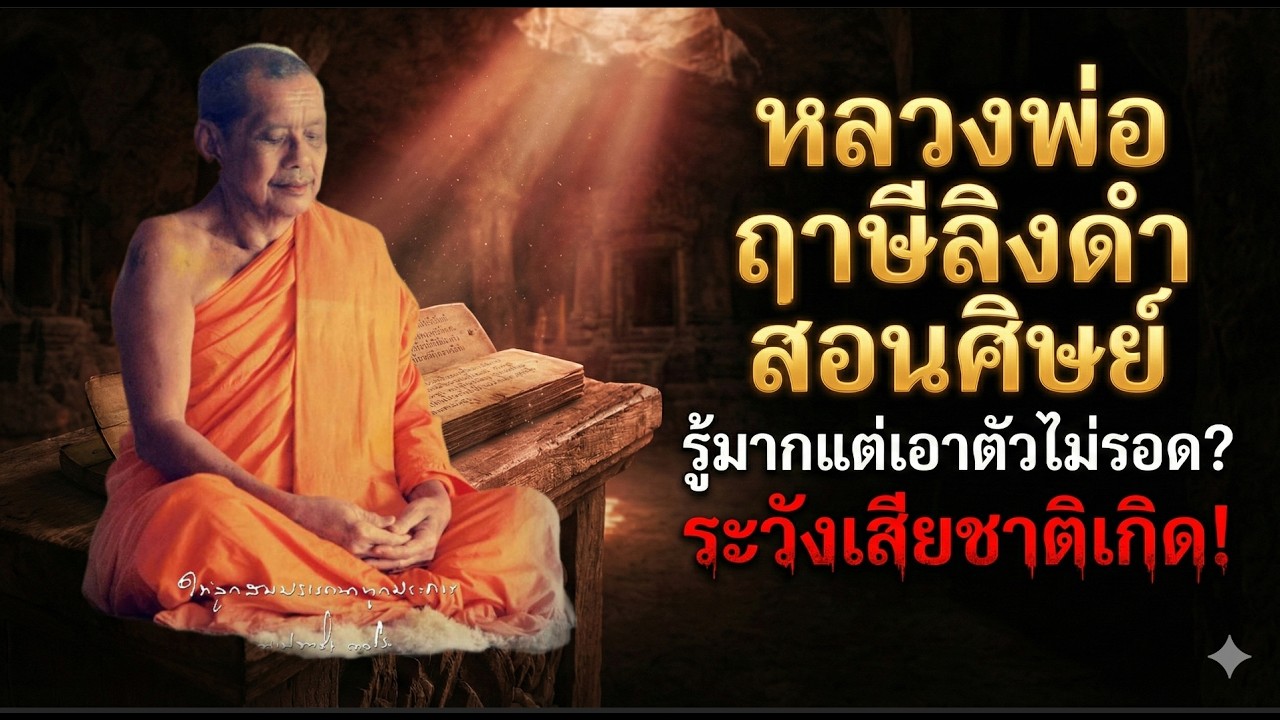 ทำไมปฏิบัติธรรมมานานแต่ไม่ก้าวหน้า? หลวงพ่อฤาษีลิงดำเฉลย เคล็ดลับละทิฐิที่คนส่วนใหญ่ทำไม่ได้!