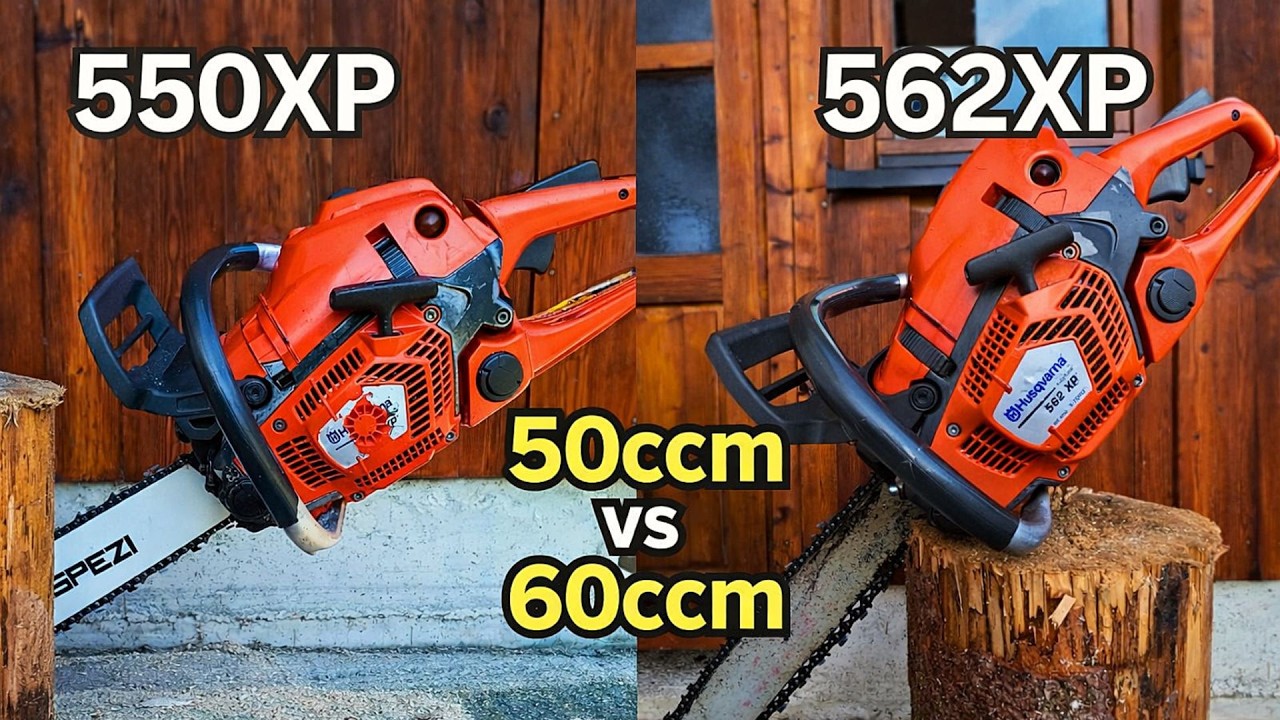 Husqvarna 550XP vs 562XP | 50ccm gegen 60ccm im Test