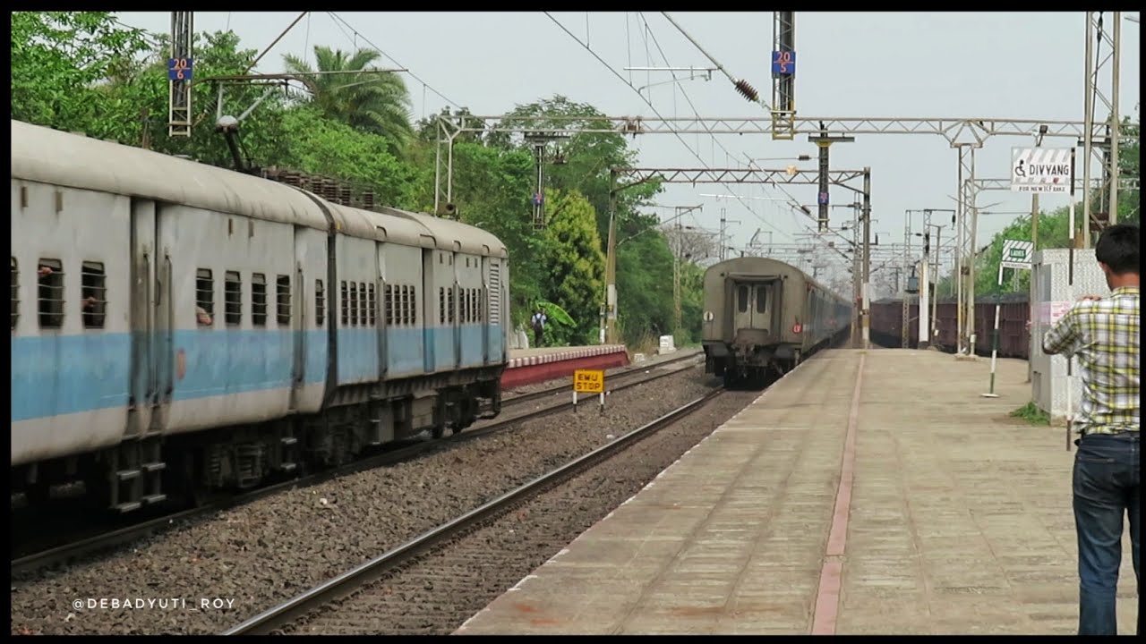 High Speed Parallel Race, Overtake & Chase || Puri Shatabdi vs MEMU || Indian Railways