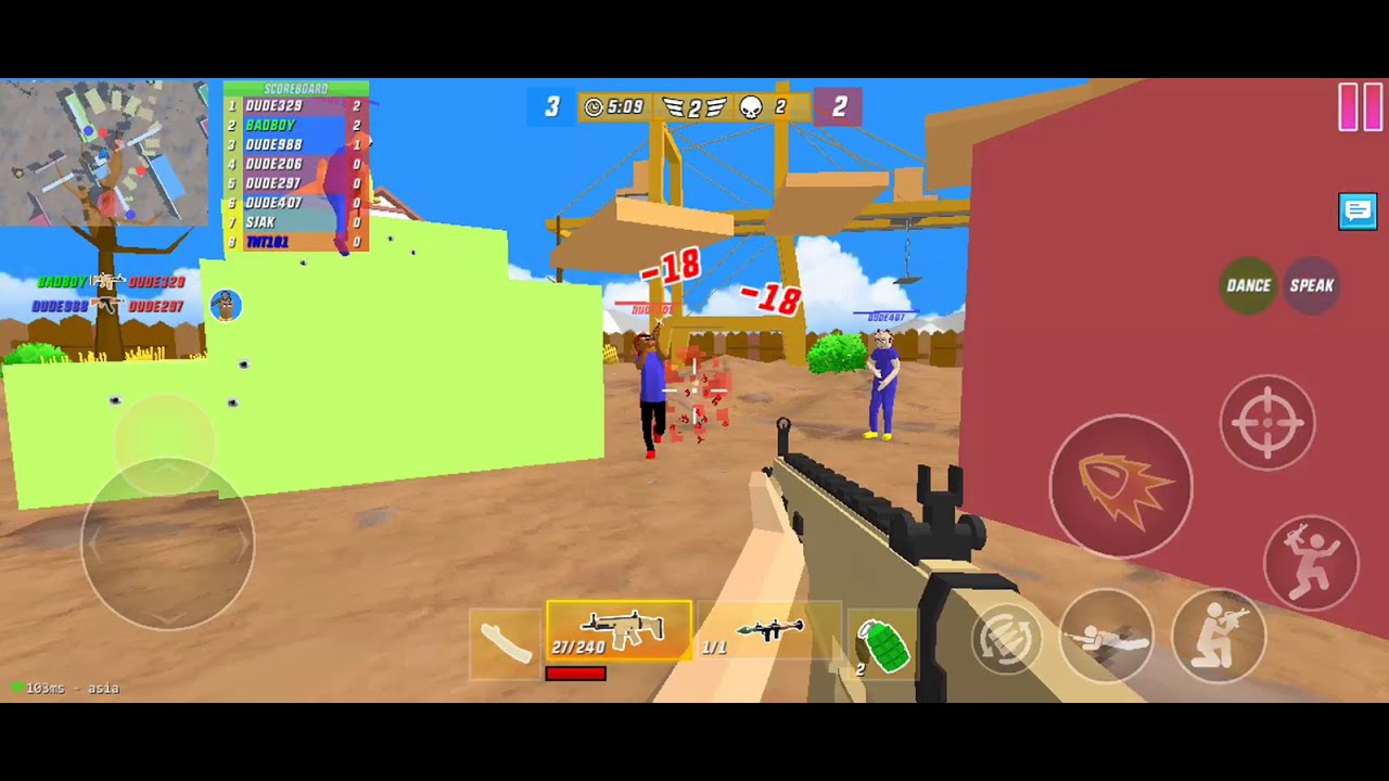DUDE THEFT WARS | WALK THROUGH | PARKOUR PLAYGROUND | GAME PLAY |