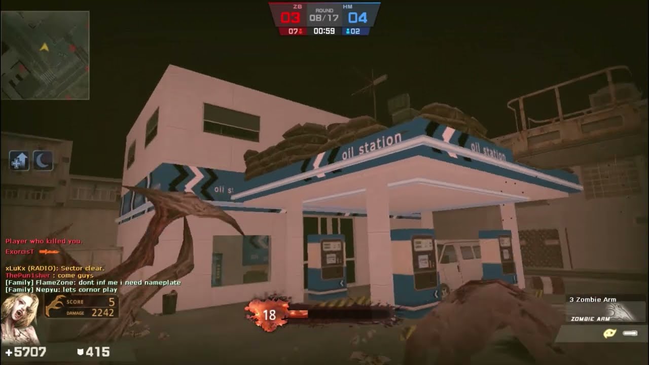 Counter-Strike Nexon: - Studio Zombie Darkness Mod Online Gameplay on Dark City Map