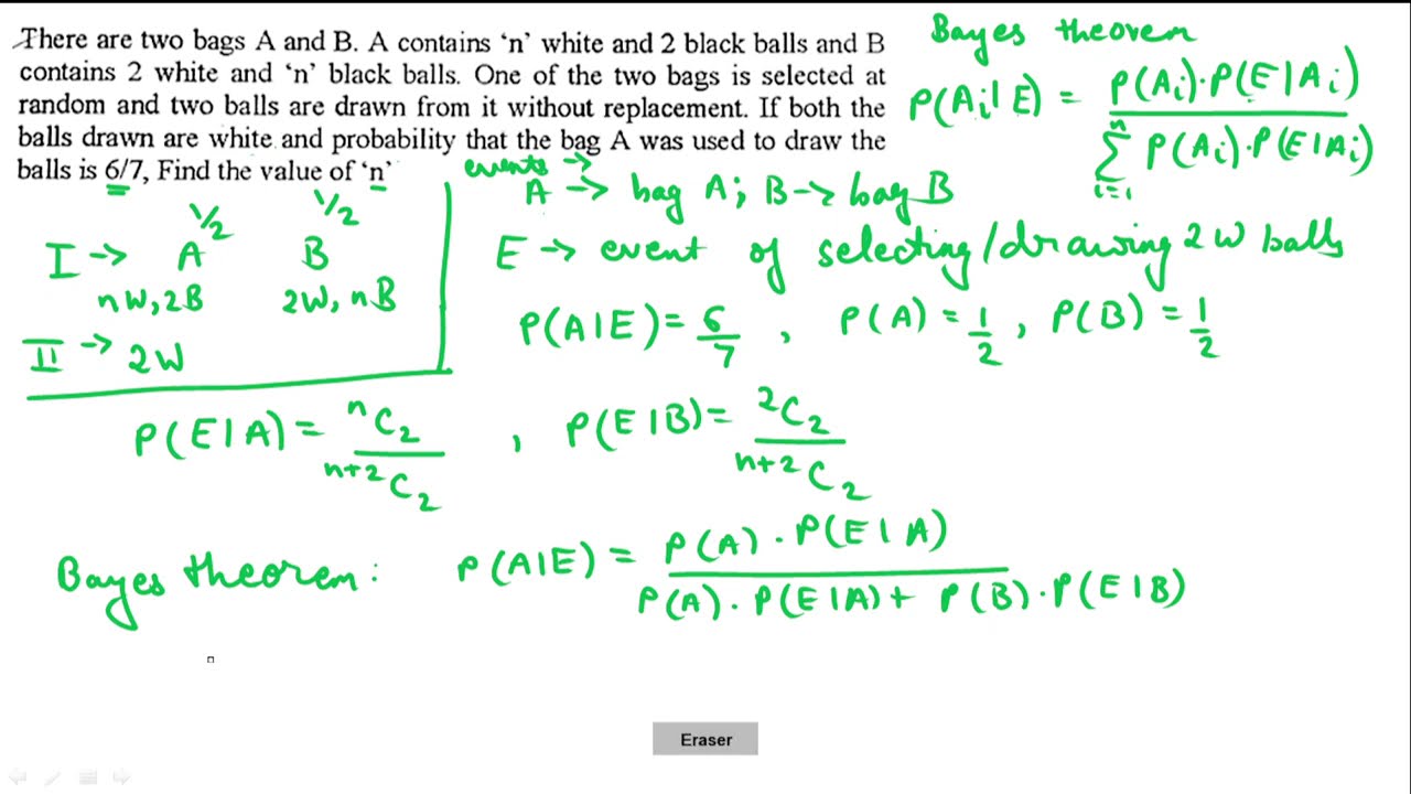 Bayes Theorem Questions| Probability Qs