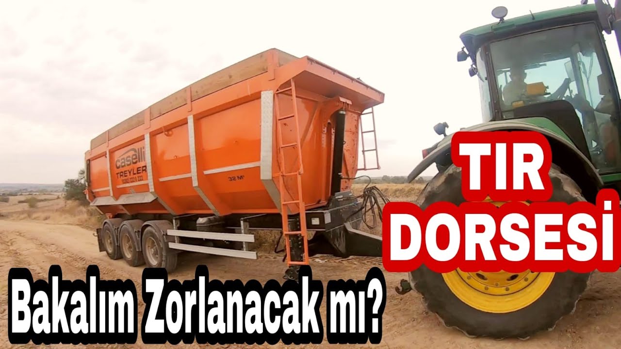 TRAKTÖRE TIR DORSESİNİ BAĞLADIK!! - Çeltik Taşıyoruz - İlkan Yaman Organik Tarım İşletmesi