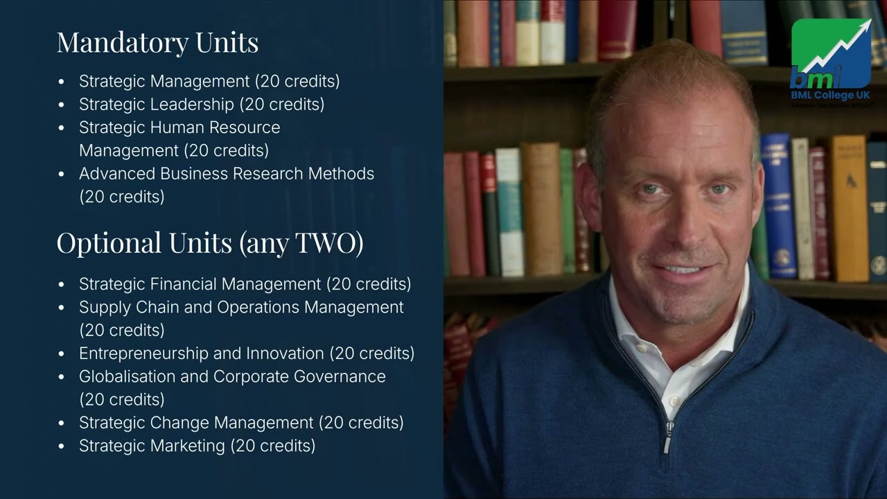 OTHM Level 7 Diploma in Strategic Management and Leadership - Lesson 1
