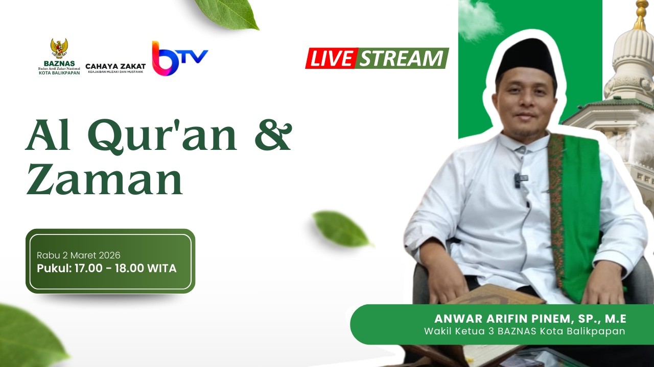 LIVE CAHAYA QOLBU RAMADAN || AL QUR'AN & ZAMAN