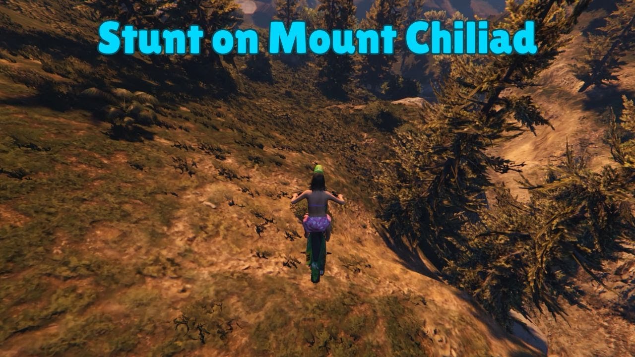 Stunt fails on Mount Chiliad | Gta 5 | #gta5 #gta #stunt