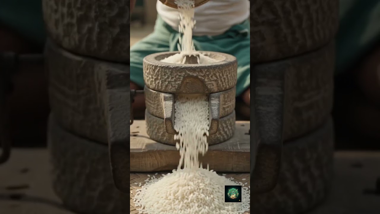 🌾 Do You Know how a tiny rice seed becomes a delicious plate of dal and rice? 🍚🤯 #shorts #rice