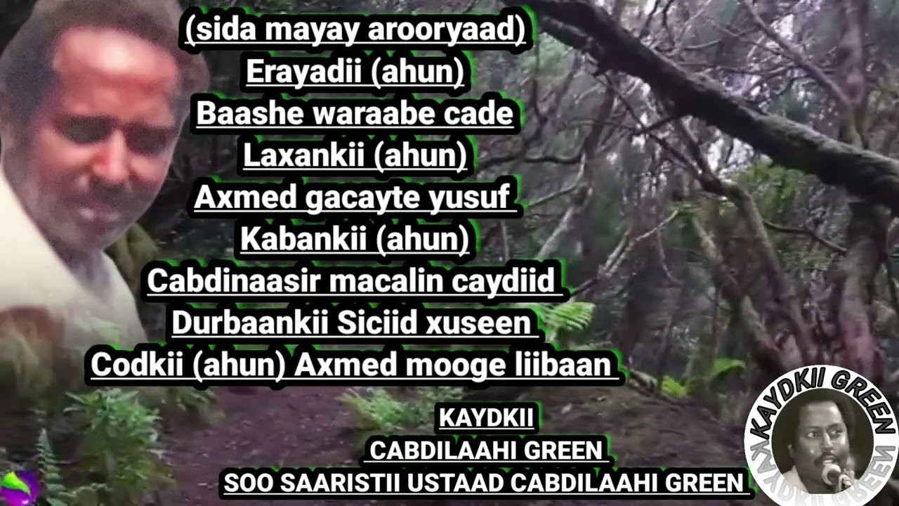 AXMED MOOGE LIIBAAN (AHUN)HEESTII SIDA MAYAY AROORYAAD 1987 HARGEYSA