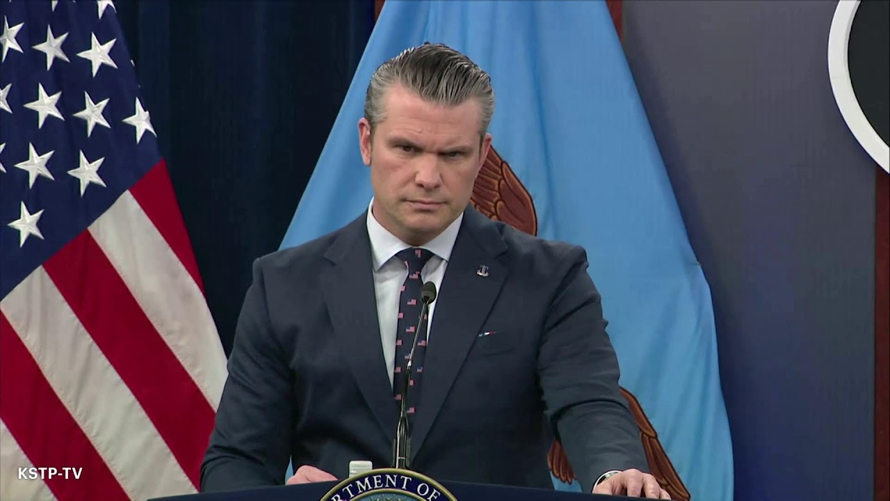 WATCH: Hegseth, Pentagon officials provide update on war with Iran