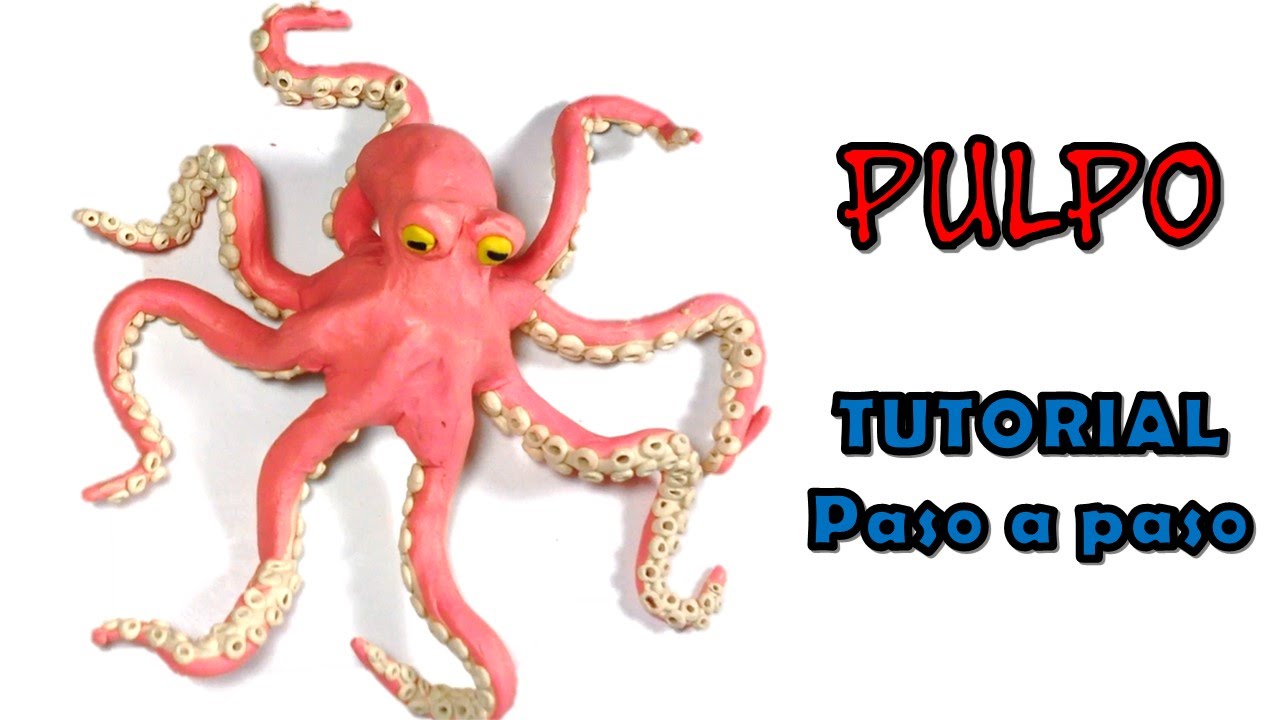 Como hacer un pulpo de Plastilina / How to make an octopus with Plasticine