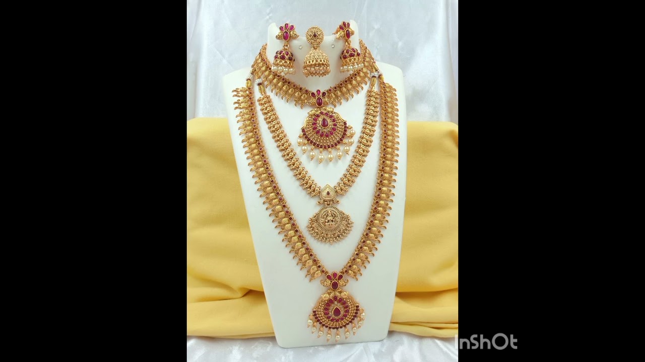 @chowker collection # bridal jewellery #gold necklace collection for women #fancy necklace 