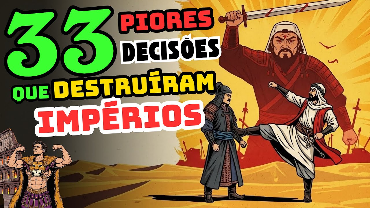 33 PIORES DECISÕES QUE DESTRUÍRAM IMPÉRIOS (ELES FORAM IDIOTAS)