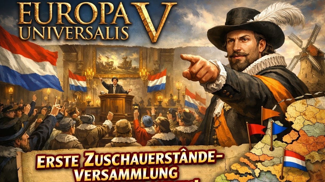 Europa Universalis V - Holland - 1. Zuschauer Ständeversammlung & Weltüberblick! [Deutsch]