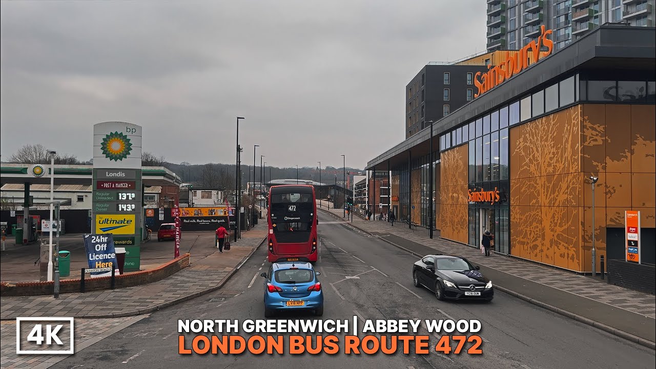Gloomy Southeast London Bus Ride | Discover Southeast London’s Outskirts aboard London Bus Route 472