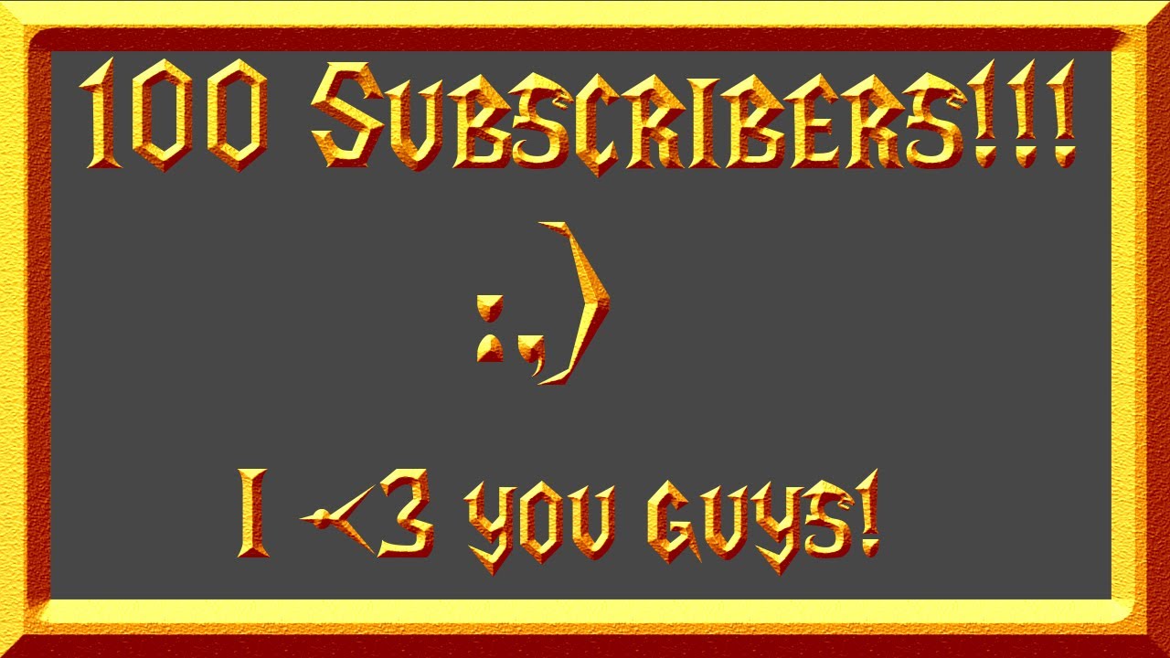 100 SUBS! I love you guys! :D MoP 5.2