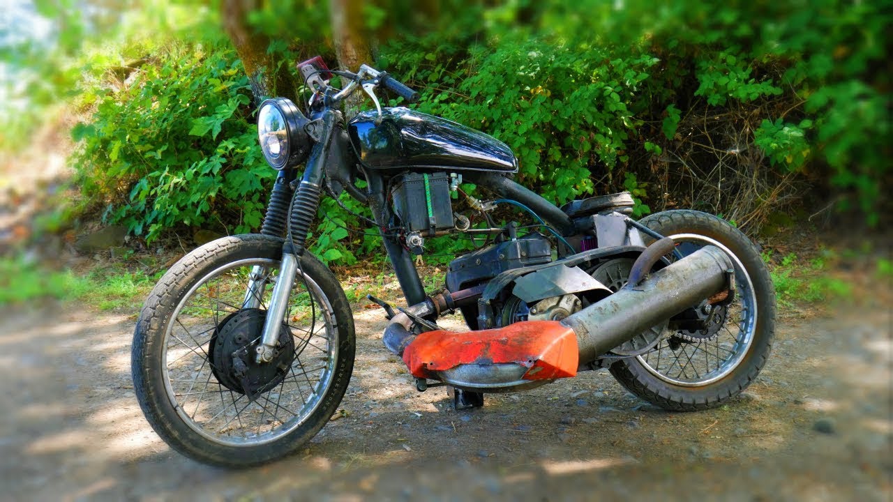 Snowmobile engine on a motorcycle |Take 2|