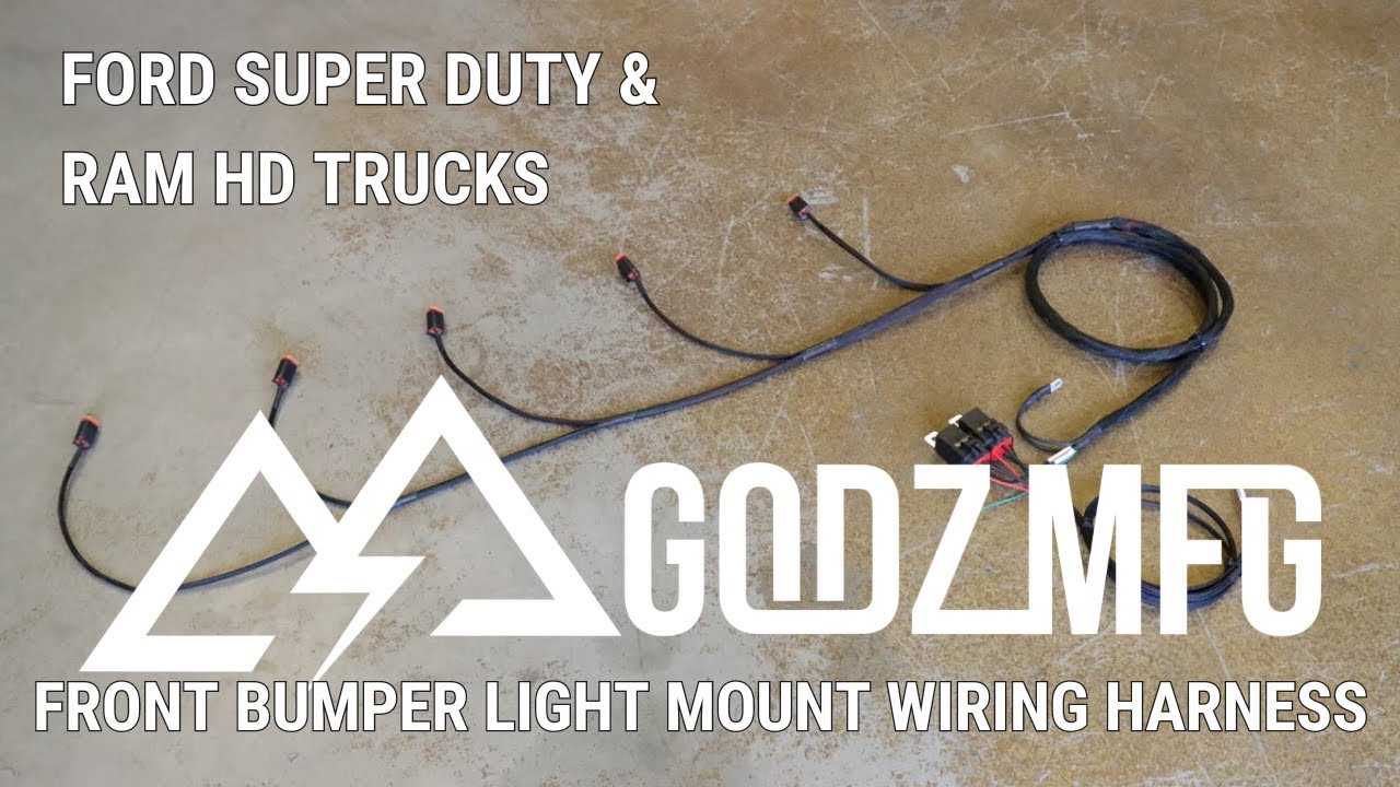WIRING MADE SIMPLE. Plug and Play Wiring for Your GODZ MFG Front Bumper Light Mount | Overview
