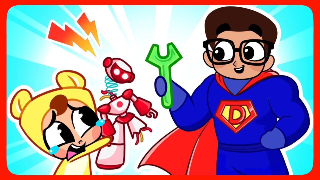Where Is My Superhero Dad ? 🦸‍♂️ Family Songs | Kids Songs