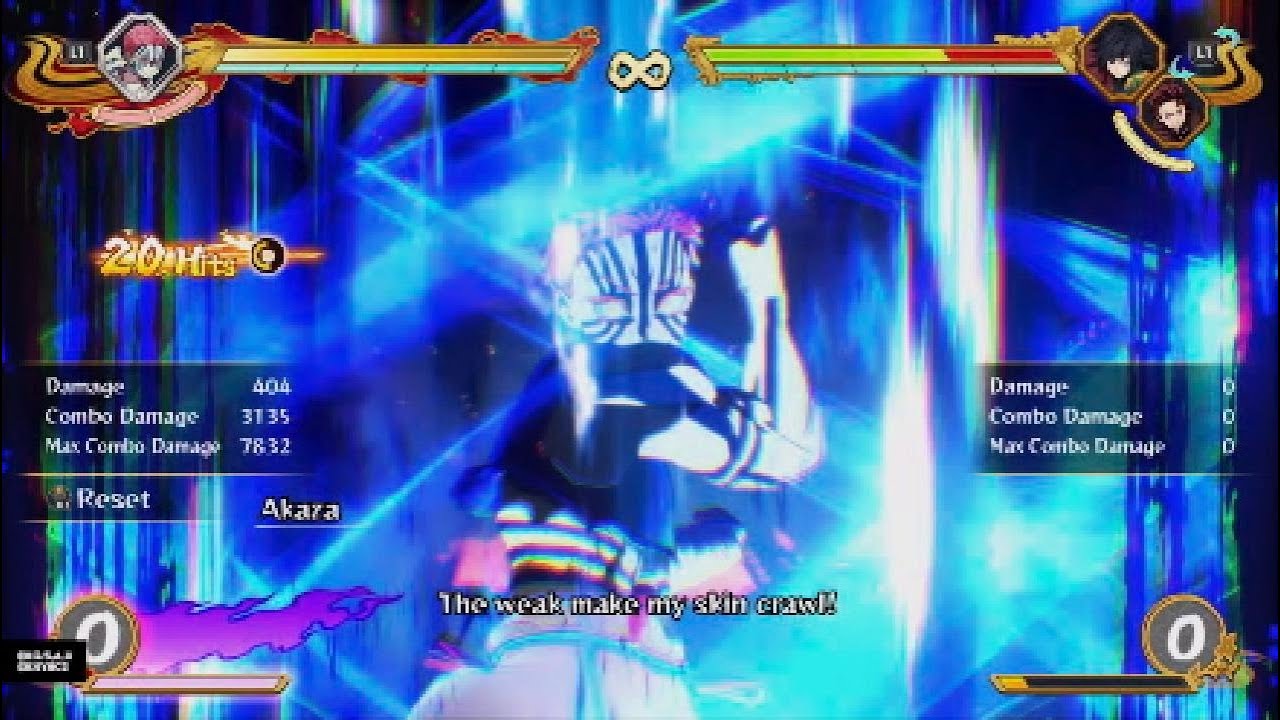 Infinity Castle Akaze day#1 Combo.